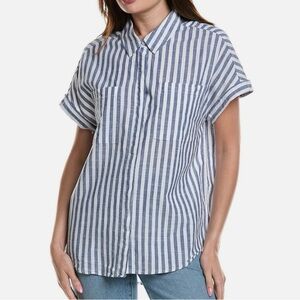 Lola River Striped Button Down Shirt